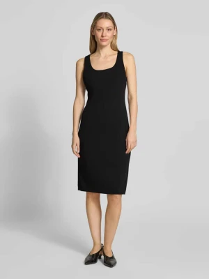 Sukienka do kolan z prostokątnym dekoltem Calvin Klein Womenswear