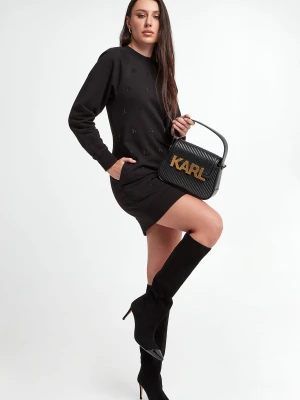 Sukienka dresowa KARL LAGERFELD