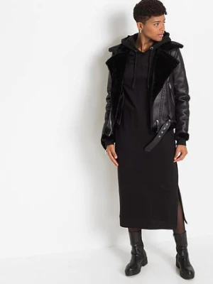 Sukienka dresowa midi bonprix