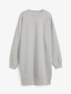 Sukienka dresowa oversized BonPrix szary