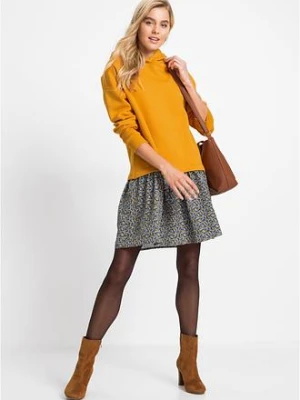 Sukienka dresowa w optyce 2 w 1 bonprix