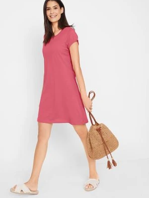 Sukienka dresowa z czystej bawełny organicznej bonprix