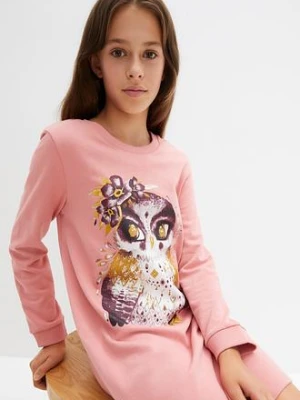 Sukienka dresowa z czystej bawełny organicznej bonprix