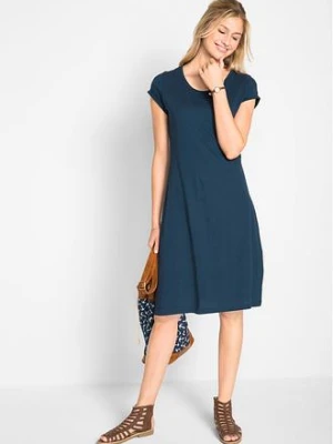 Sukienka dresowa z czystej bawełny organicznej bonprix