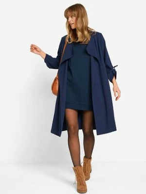 Sukienka dresowa z miękkiego materiału frotte bonprix