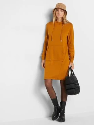Sukienka dresowa z mieszanki bawełny bonprix