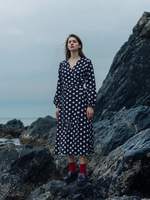 Sukienka dwustronna Chameleon Dalmatian Dots XS