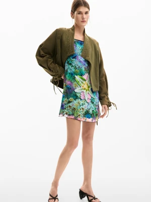 Sukienka dwustronna w kwiaty Desigual