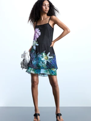 Sukienka dwustronna w kwiaty Desigual