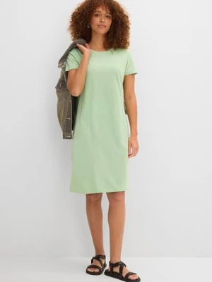 Sukienka dżersejowa z czystej bawełny (2 szt.) bonprix