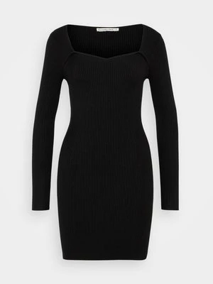 Sukienka dzianinowa Abercrombie & Fitch czarny