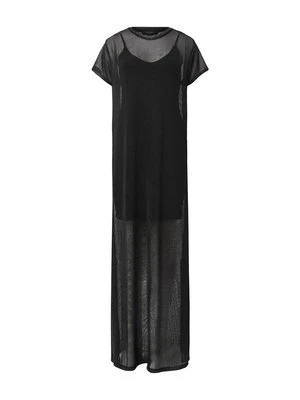 Sukienka dzianinowa AllSaints czarny