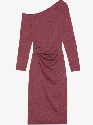Sukienka dzianinowa Anna Field By Zalando bordowy