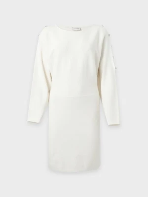 Sukienka dzianinowa Anna Field By Zalando mleczny