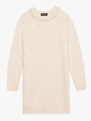 Sukienka dzianinowa Anna Field By Zalando mleczny