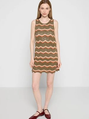 Sukienka dzianinowa Apricot