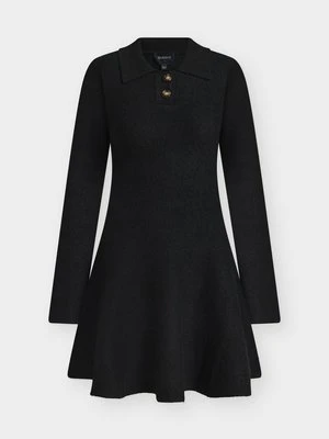 Sukienka dzianinowa bardot