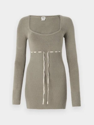 Sukienka dzianinowa BDG Urban Outfitters khaki