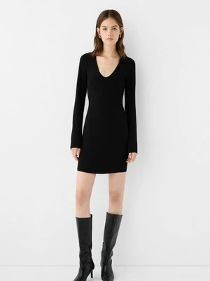 Sukienka dzianinowa Bershka