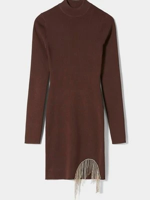 Sukienka dzianinowa Bershka