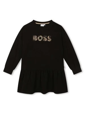 Sukienka dzianinowa BOSS Kidswear