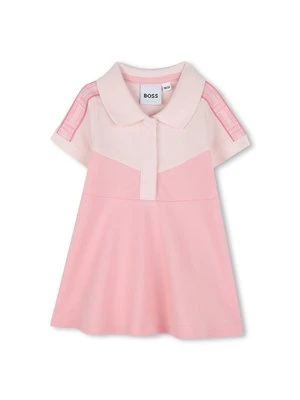 Sukienka dzianinowa BOSS Kidswear
