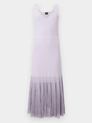 Sukienka dzianinowa Boss mauve