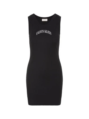 Sukienka dzianinowa Calvin Klein Jeans czarny