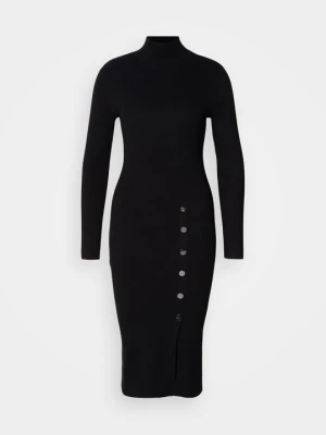 Sukienka dzianinowa DKNY czarny