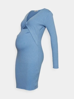 Sukienka dzianinowa Even&Odd Maternity By Zalando niebieski