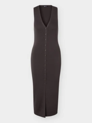 Sukienka dzianinowa Gina Tricot brązowy