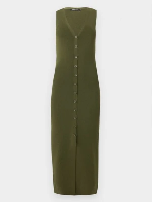 Sukienka dzianinowa Gina Tricot khaki