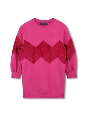 Sukienka dzianinowa KARL LAGERFELD KIDS