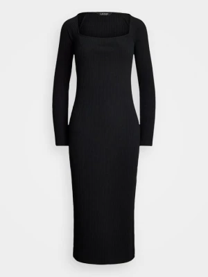 Sukienka dzianinowa Lauren Ralph Lauren czarny