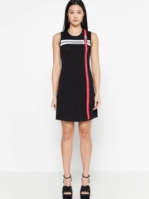 Sukienka dzianinowa LOVE MOSCHINO czarny