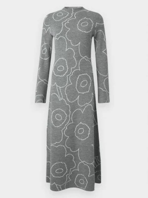 Sukienka dzianinowa Marimekko ciemnoszary