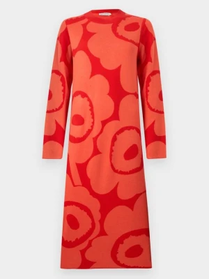 Sukienka dzianinowa Marimekko czerwony