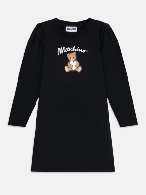 Sukienka dzianinowa MOSCHINO czarny