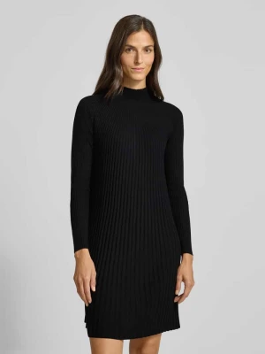 Sukienka dzianinowa o długości do kolan z wełny ze stójką Hemisphere