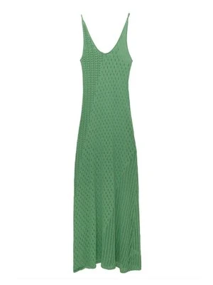 Sukienka dzianinowa PULL&BEAR zielony