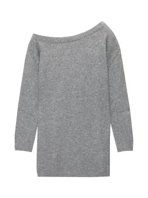 Sukienka dzianinowa PULL&BEAR jasnoszary