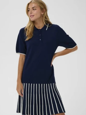 Sukienka dzianinowa Saint Tropez granatowy