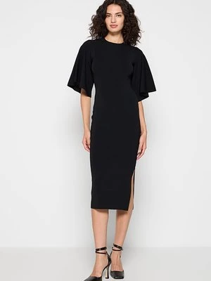 Sukienka dzianinowa Ted Baker czarny