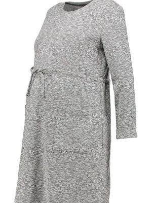 Sukienka dzianinowa Topshop jasnoszary