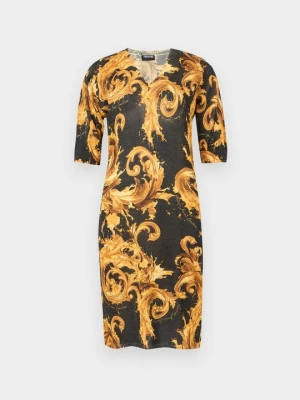 Sukienka dzianinowa Versace Jeans Couture czarny