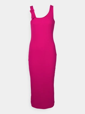 Sukienka dzianinowa Versace Jeans Couture różowy