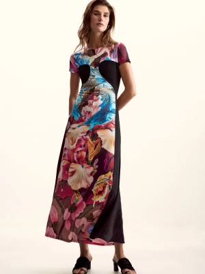 Sukienka dzianinowa w kwiaty M. C. Lacroix Desigual
