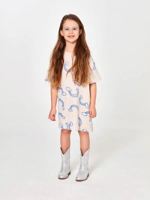 Sukienka dzianinowa z krótkim rękawem KIDS ON THE MOON