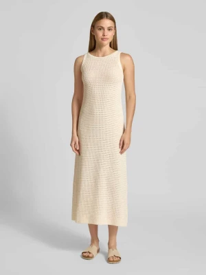 Sukienka dzianinowa z okrągłym dekoltem model 'IKIS' drykorn