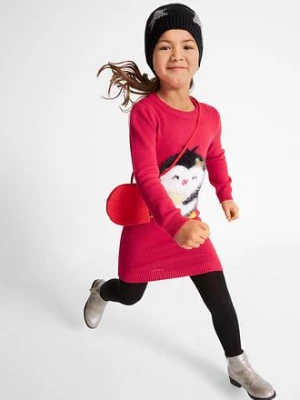 Sukienka dzianinowa z torebką (komplet 2-cz.) bonprix